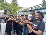 Women protest against the rejection of the gender bills by the National Assembly in 2022